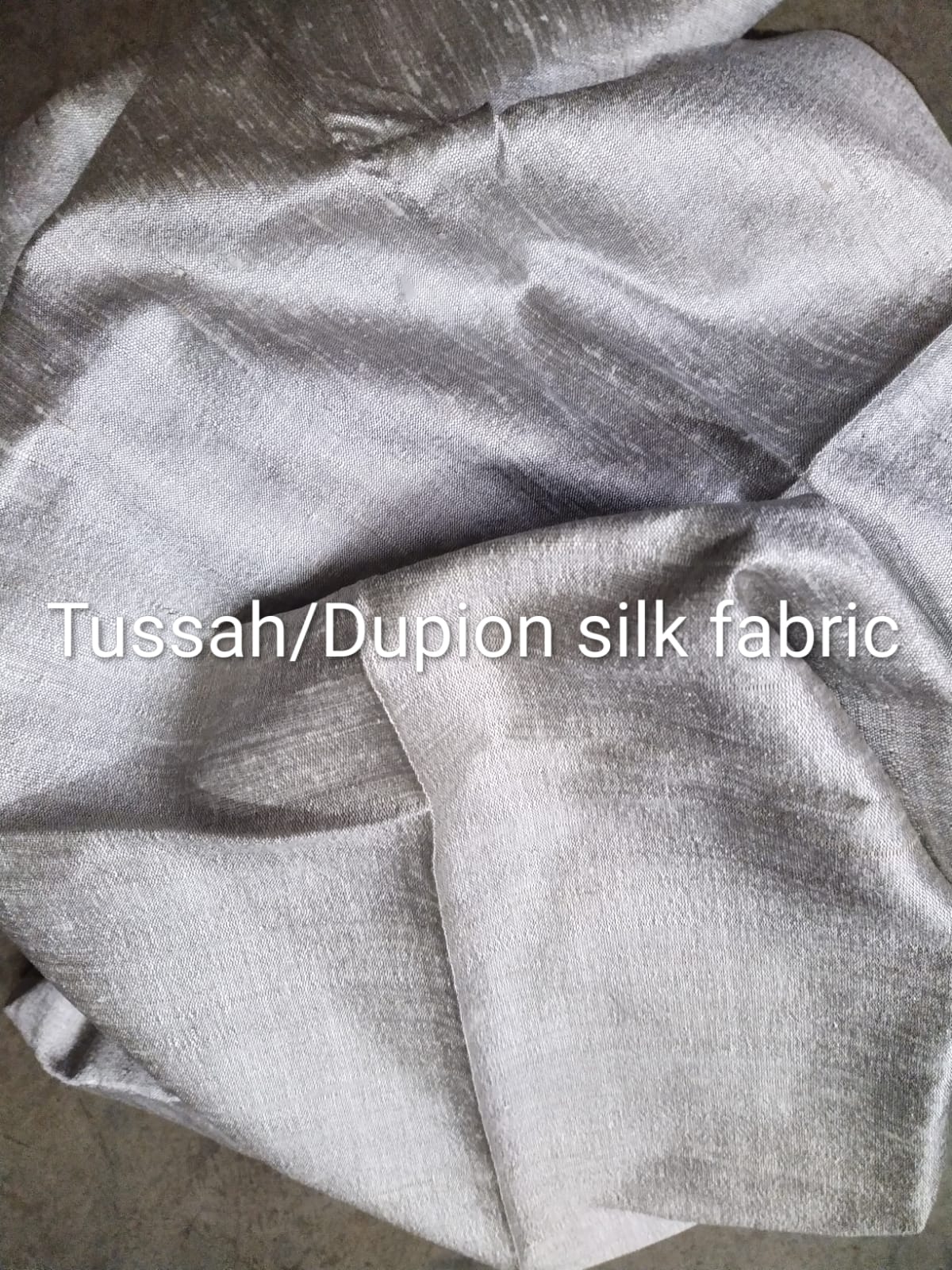 Tussah-Dupion Silk Fabric
